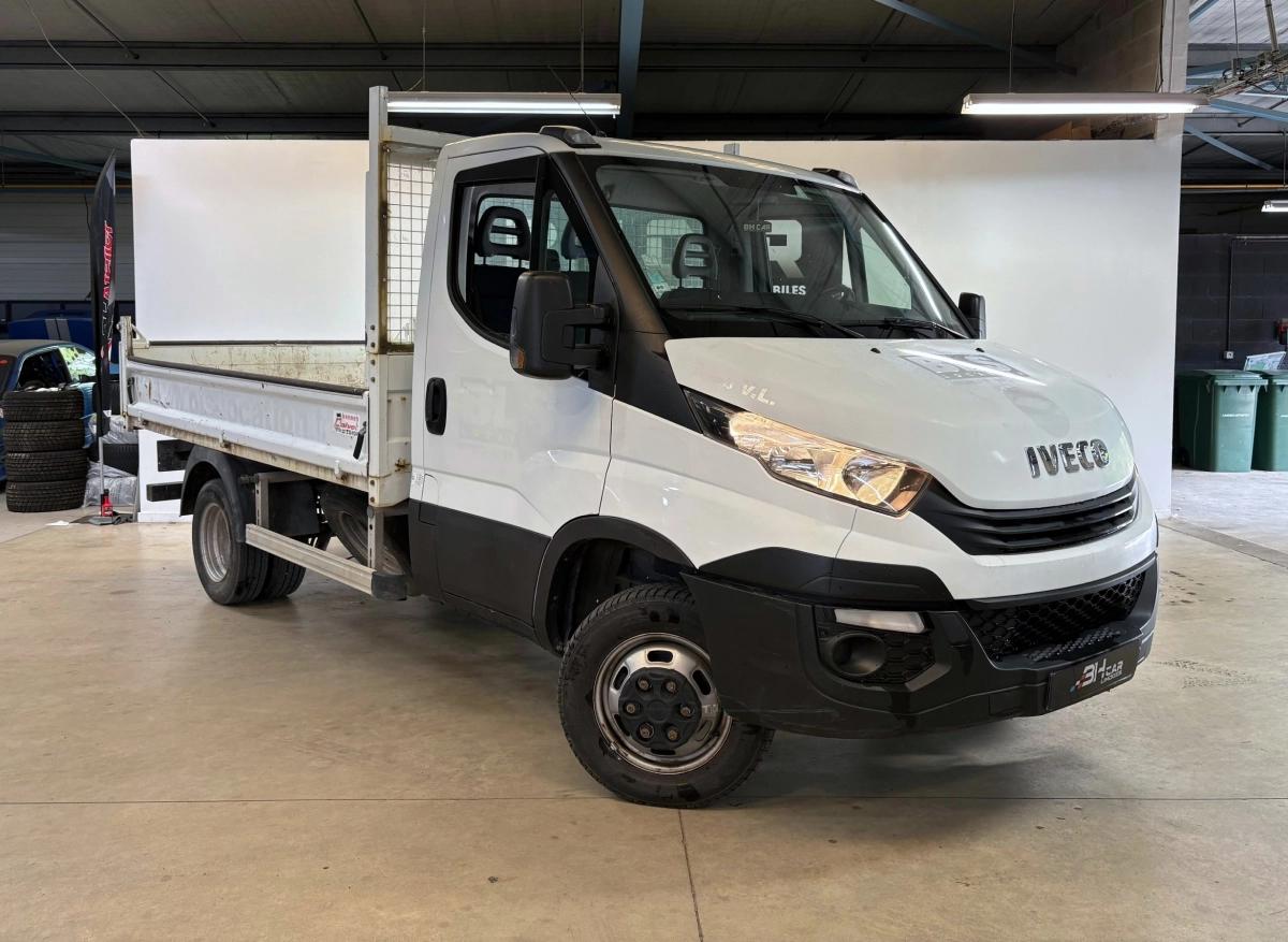 Image: Iveco Daily Vu 35C12 Cabine Benne 2.3 115 TVA récupérable