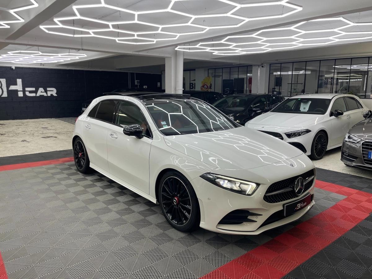 Image: Mercedes Classe A 200 163 CH - AMG LINE 7G-DCT BVA - BURMESTER / TO / CAMERA 360 / SUIVIE MERCEDES