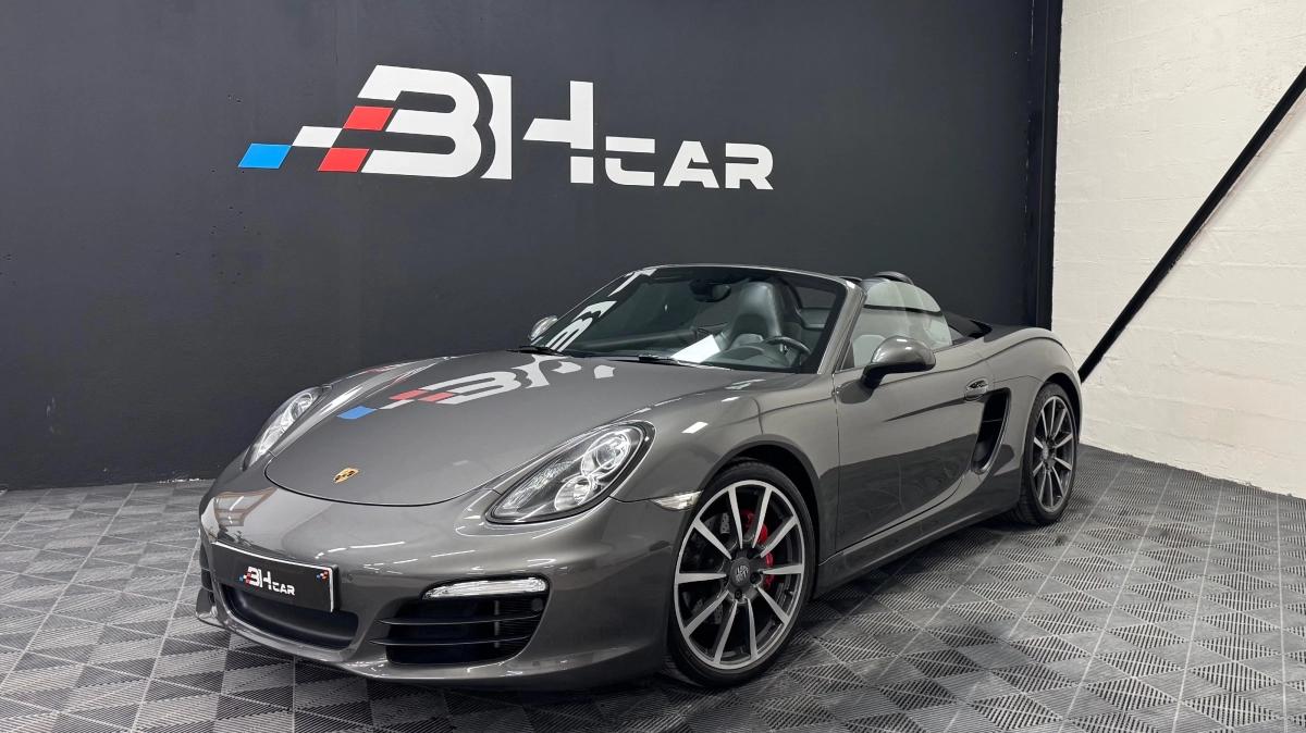 Image: Porsche Boxster S (981) PDK/Origine FRANCE/Pack Chrono Plus/Volant Sport Design/Echappement Sport/Carnet Porsche
