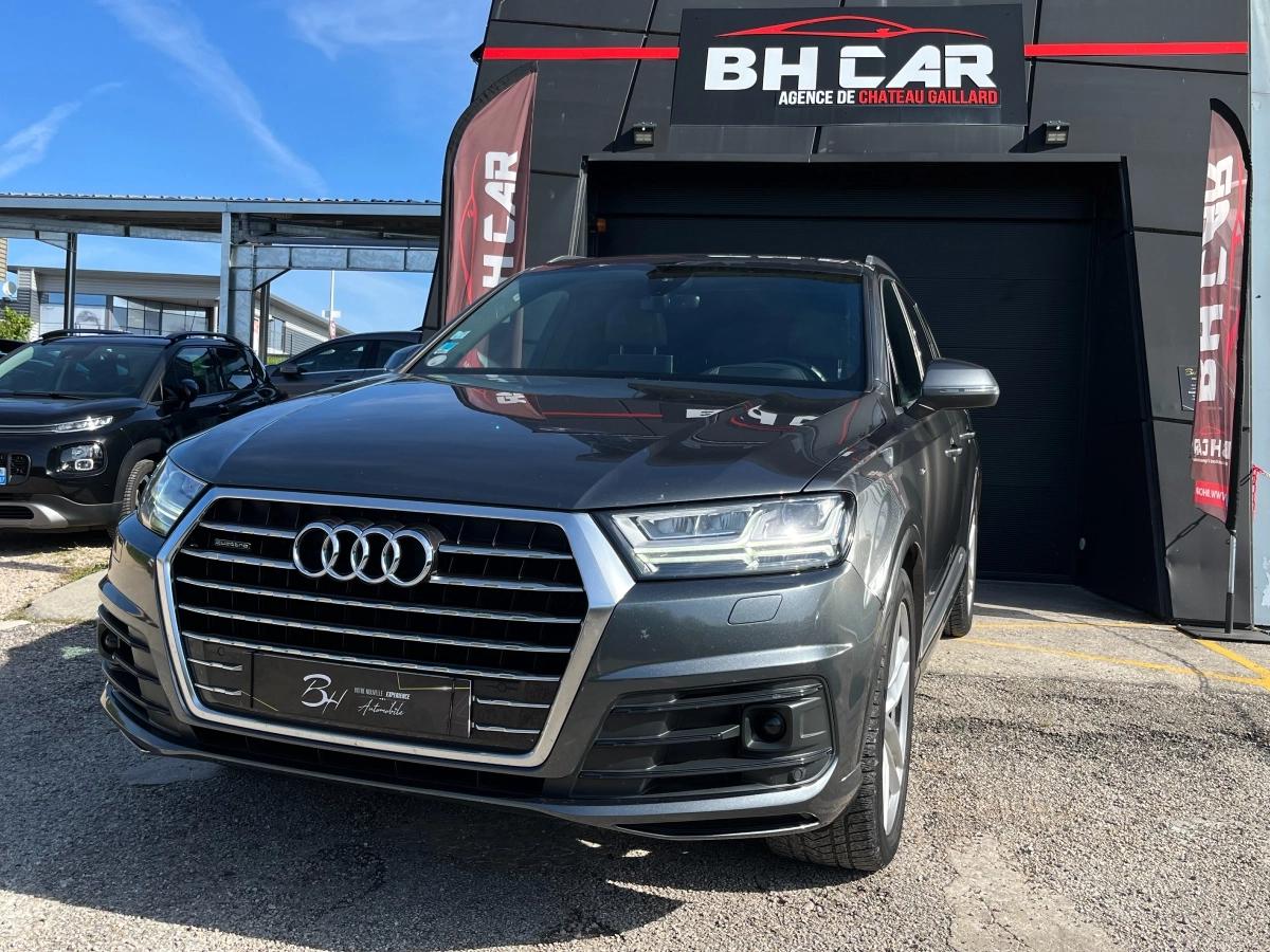 Image: Audi Q7 3.0 TDI 272 S-LINE 7 places - Moteur neuf garanti AUDI 12/2026 - Attelage - Toit ouvrant