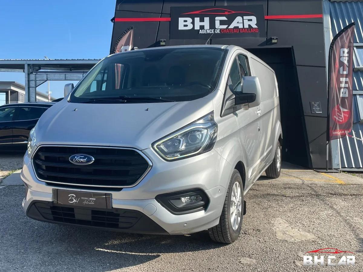 Image: Ford Transit Custom Vu FOURGON 320 2.0 ECOBLUE 170 L2H1 LIMITED - 1 ère Main - Entretien suivi - tva
