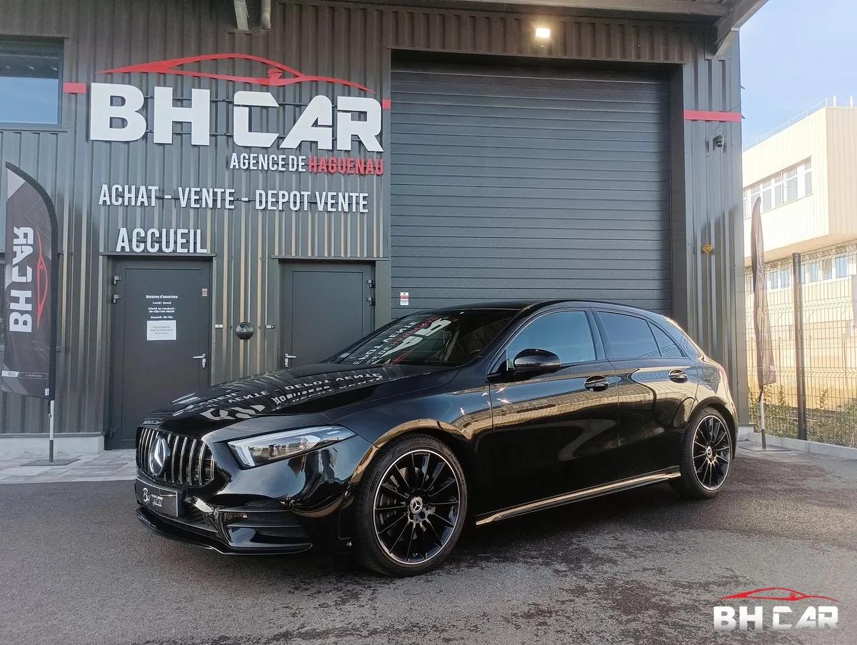 Image: Mercedes Benz Classe A 250 225CV 7G-DCT 4-Matic AMG Line Noir Jantes 19 pouces cuir Burmester