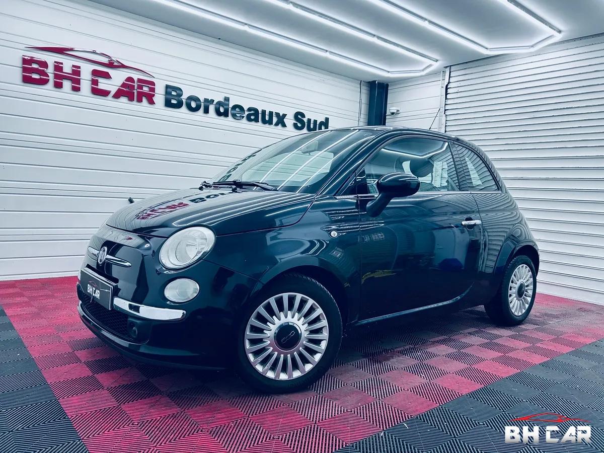 Image: Fiat 500 1.3 MJTD 95 ch // Moteur chaîne - Toit pano - Sièges blanc