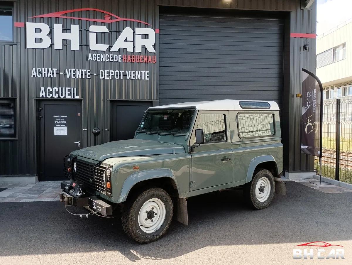 Image: LAND ROVER DEFENDER 90 TD4 122CV BVM5 2eme main 2 places Treuil Protège carter Attelage