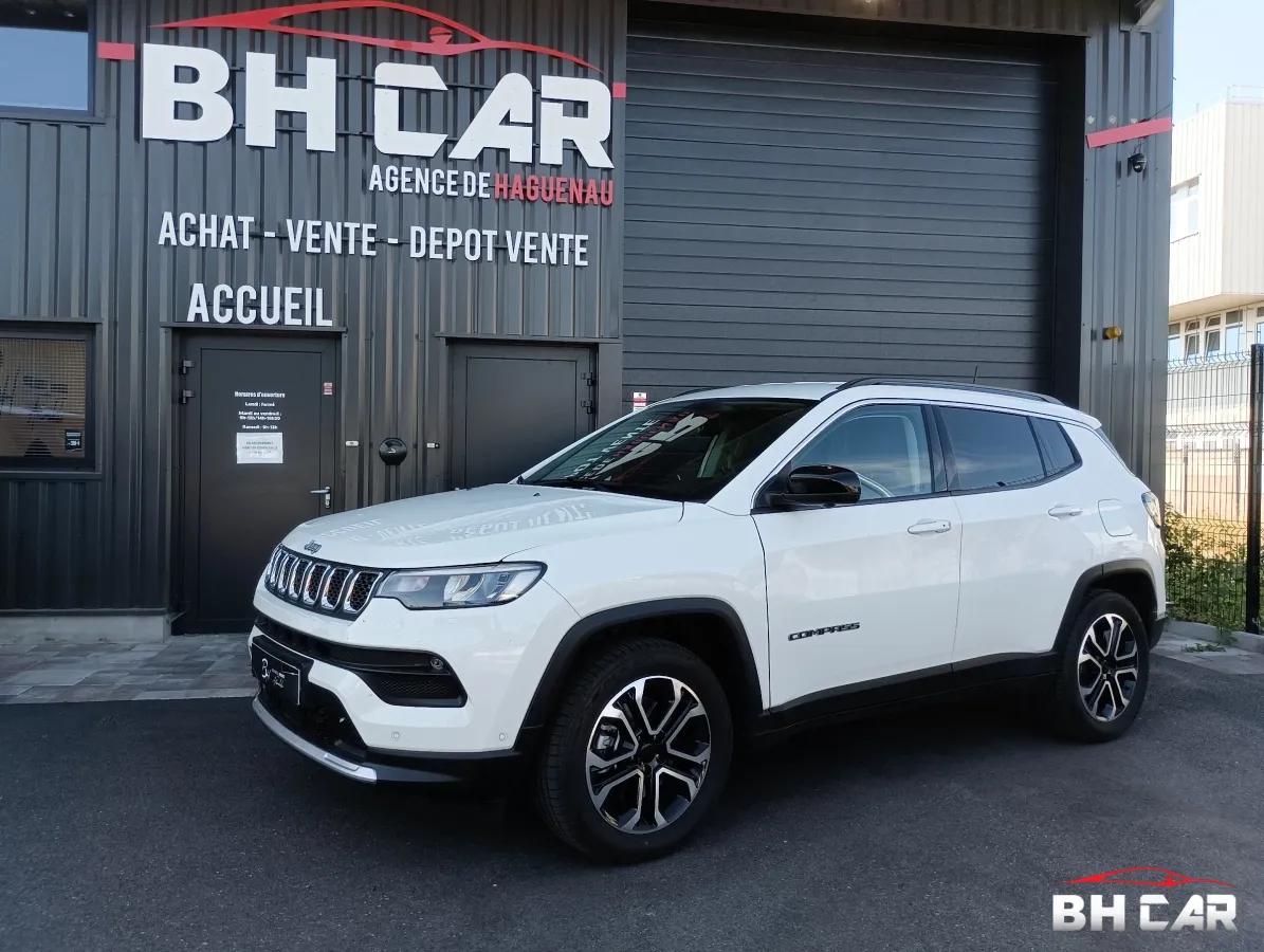 Image: Jeep Compass 1.3 GSE T4 190H 4XE PHEV HYBRIDL IMITED E-AWD BVA 1ère Main