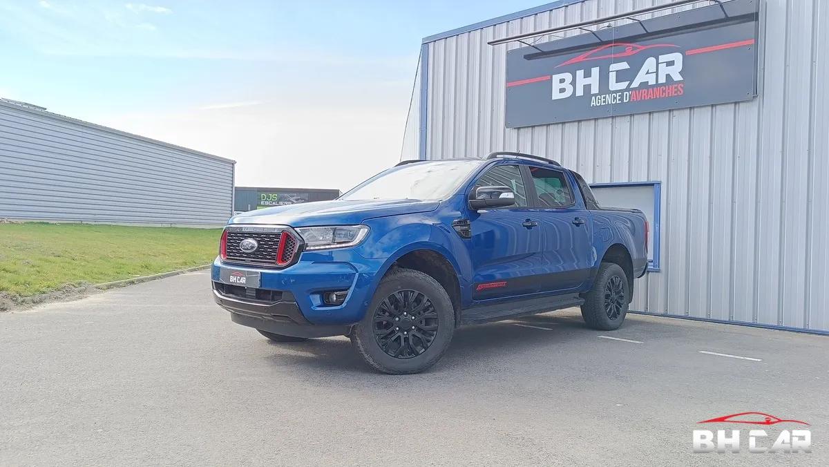 Image: Ford Ranger 2.0 ECOBLUE 213 DOUBLE CABINE STORMTRAK BVA10 4X4 *CAMERA *CARPLAY *RIDEAU ELECTRIQUE
