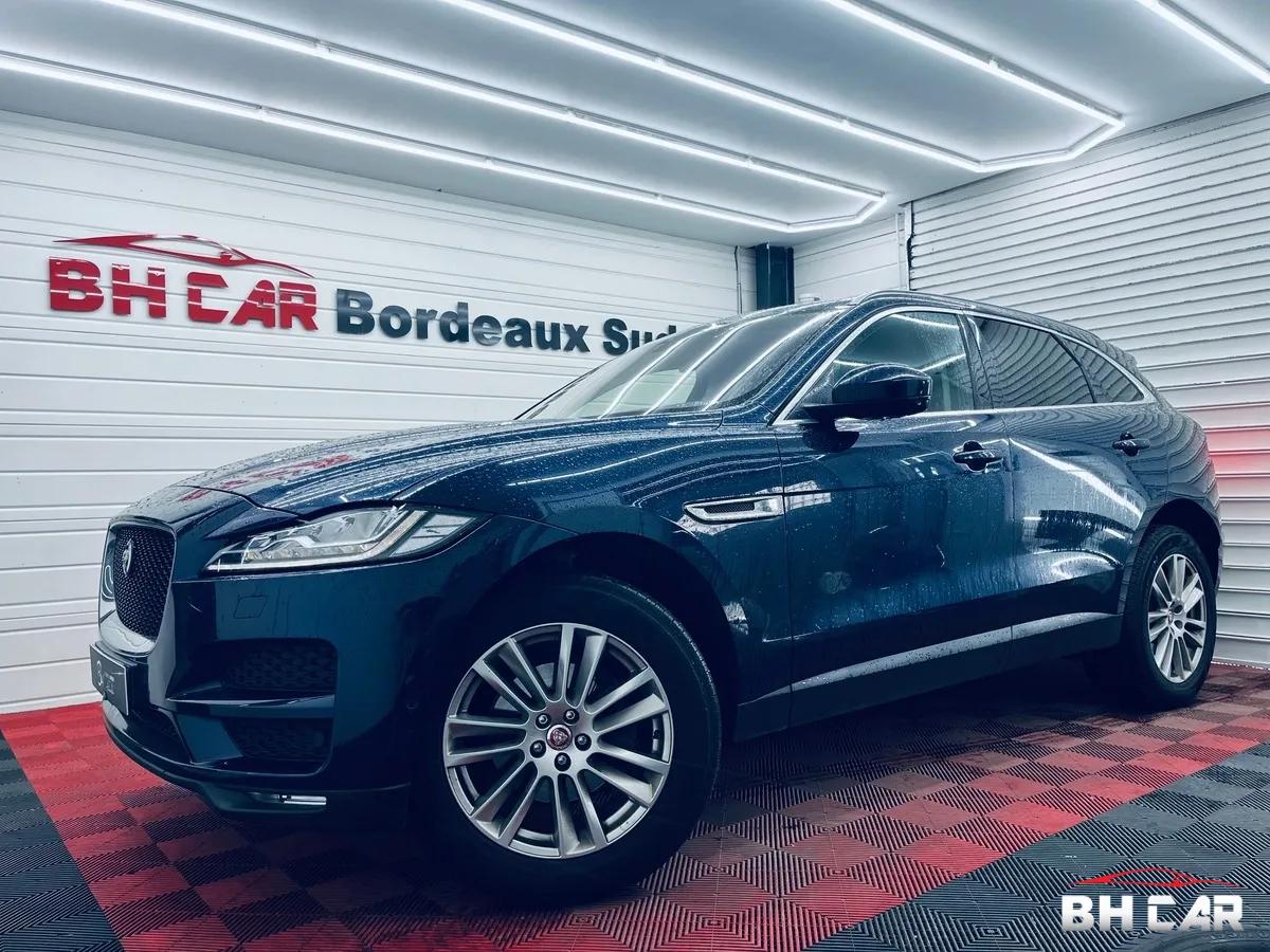 Image: Jaguar F-Pace 20d AWD 180cv PORTFOLIO BVA8 // Cuir brun // Caméra de recul