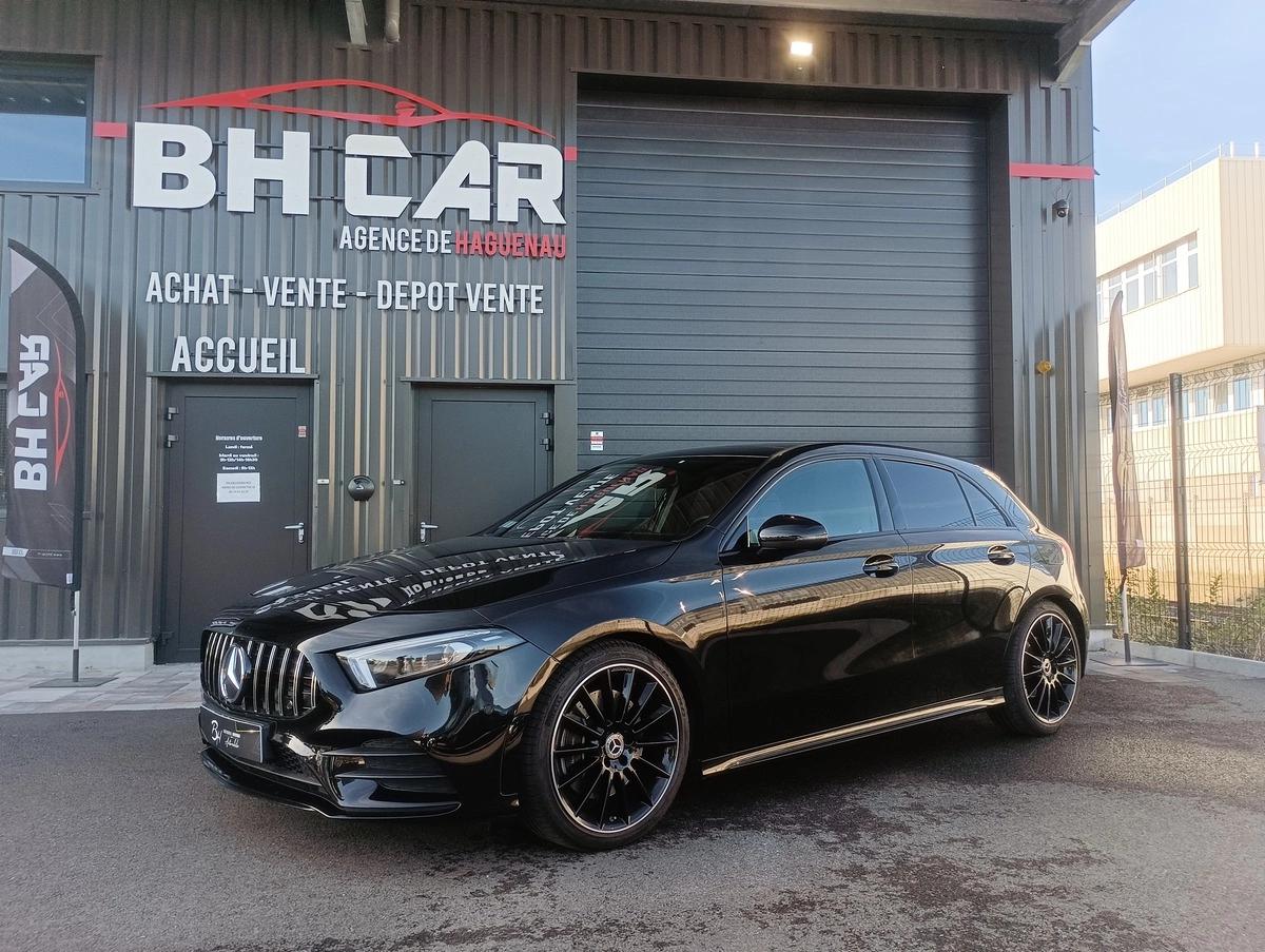 Image: Mercedes Benz Classe A 250 225CV 7G-DCT 4-Matic AMG Line Noir Jantes 19 pouces cuir Burmester